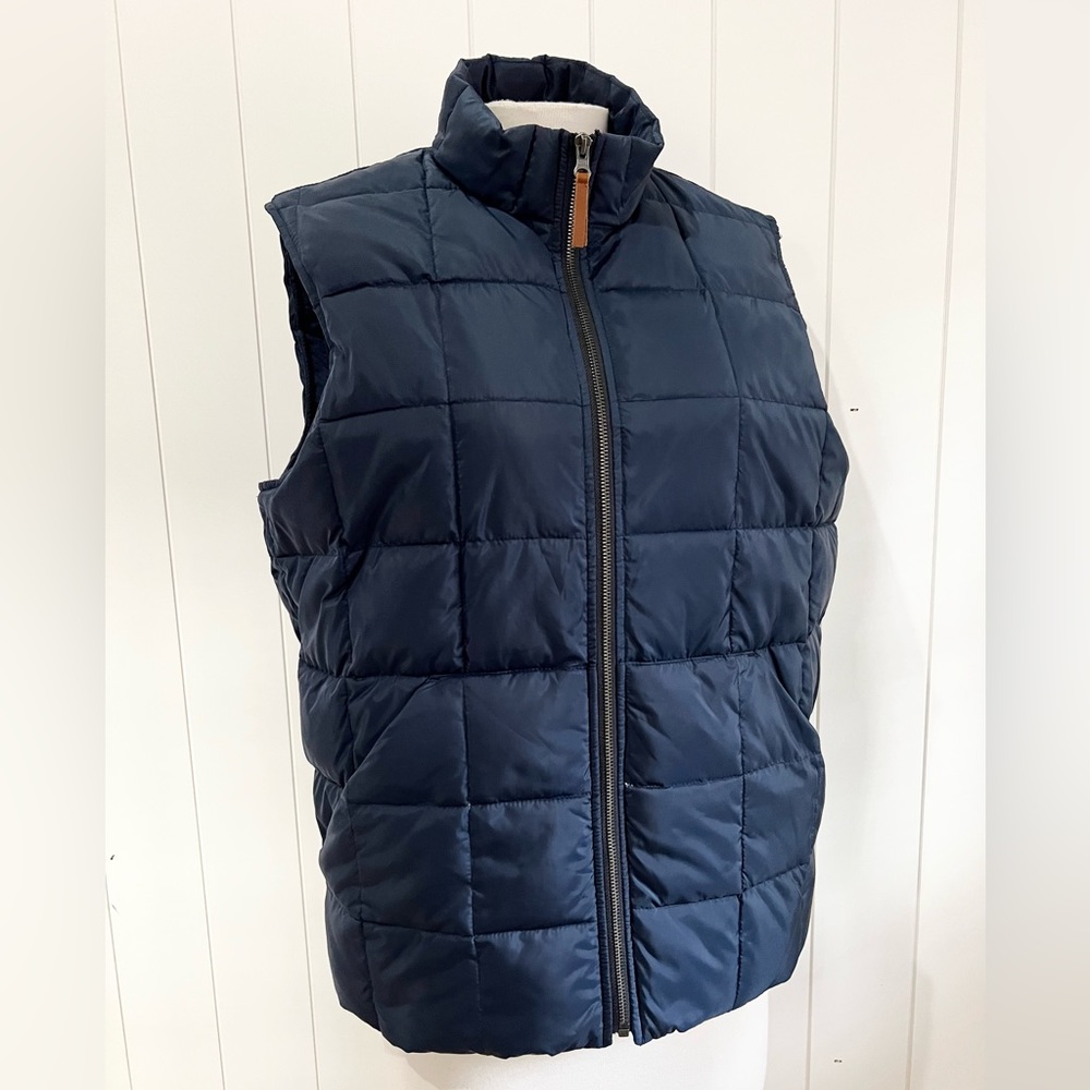 J.Crew New York NWT Primaloft Puffer Vest size M Navy Blue